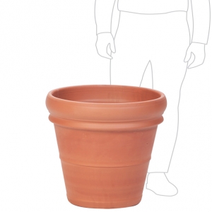 Rolled Rim Pot 63cm