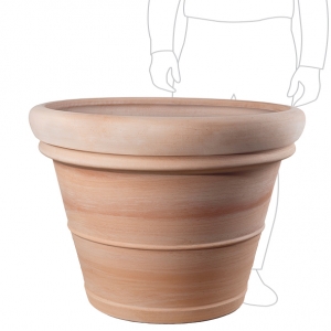 Rolled Rim Pot 100cm