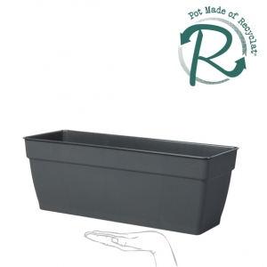 Ninfea Trough + Reservoir: Anthracite (9EEAN47 - 47 x 17 x 17cm)