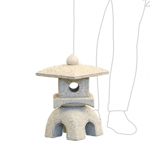 Granite Lamp Zen 30x40cm