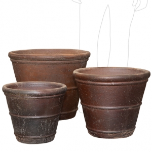 Sienna Pot Set 3: High Fired