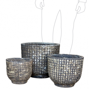 Rustica Dimple Pot Set 3