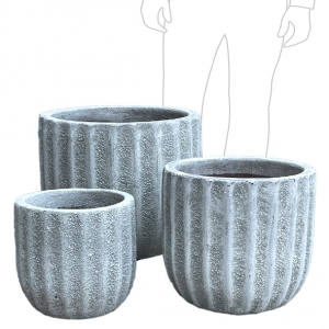 Rustica Cog Pot Set 3