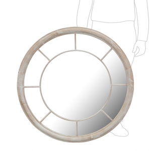 Circle Mirror 91x2.5cm: Pepper (M0207PE - 3 x 91 x 91cm)